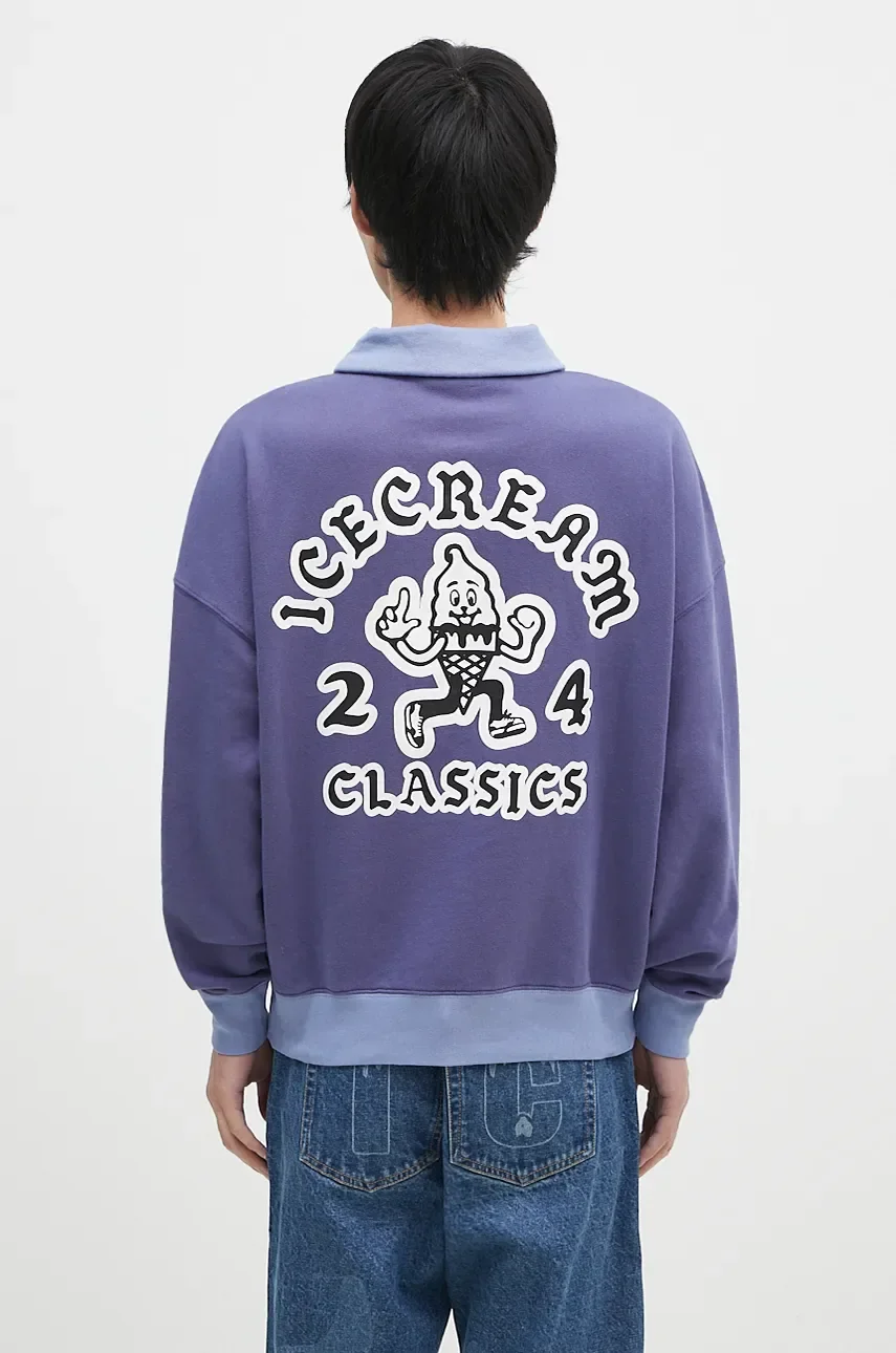 Icecream Памучен суичър Cone Man Quarter Zip