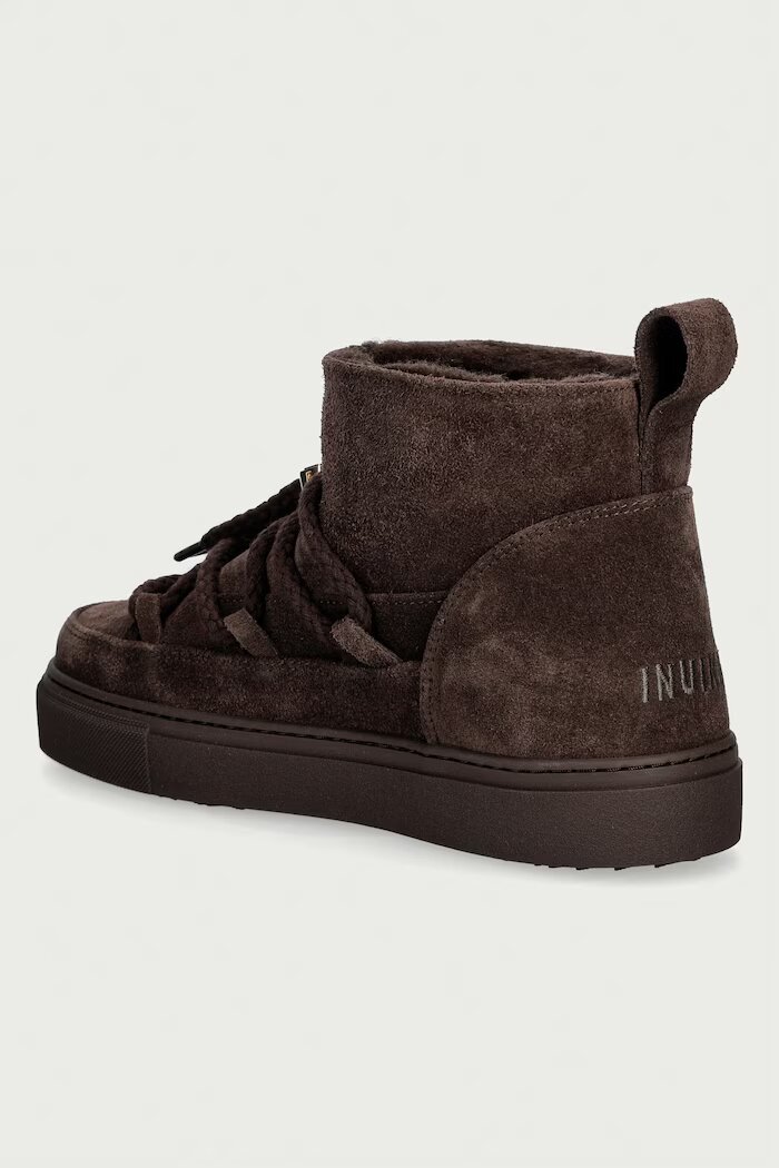 Inuikii Classic Low апрески дамски от велур кафяви 1001.001.0092
