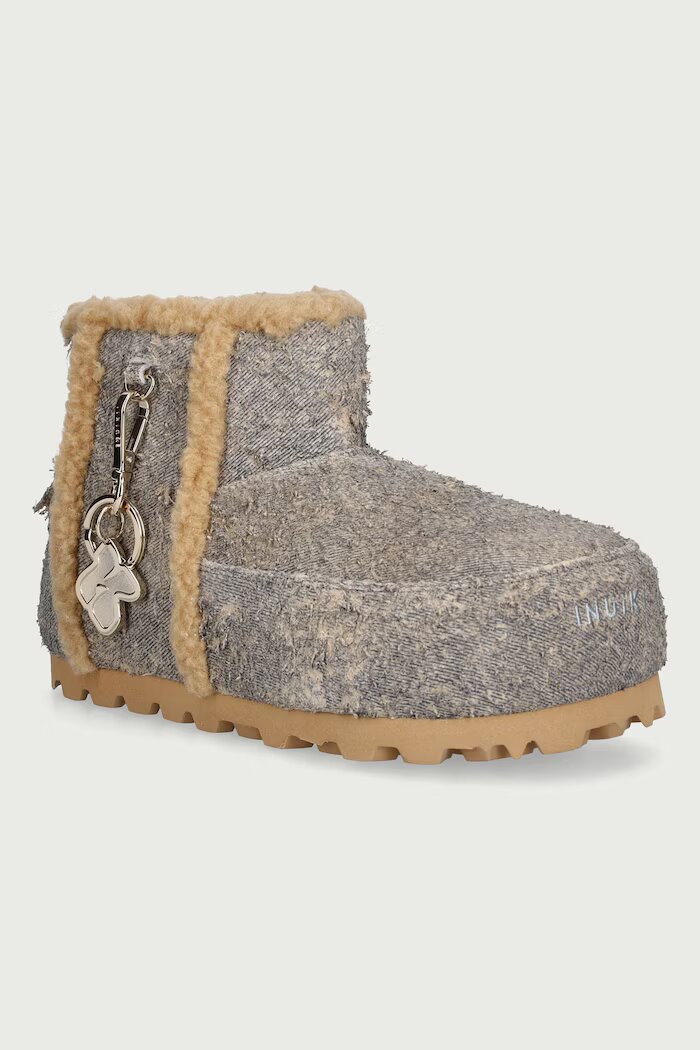 Inuikii Cozy Boot Denim апрески дамски бежови 1002.005.0061