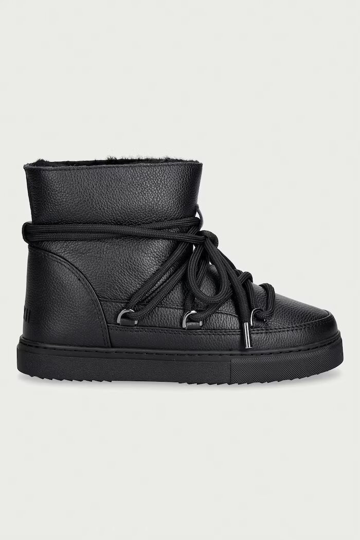 Inuikii Full Leather апрески дамски от кожа черни 1001.003.0252