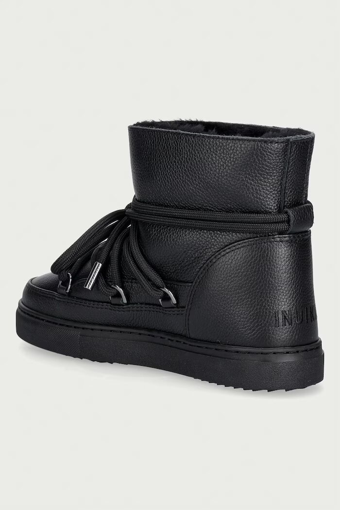 Inuikii Full Leather апрески дамски от кожа черни 1001.003.0252