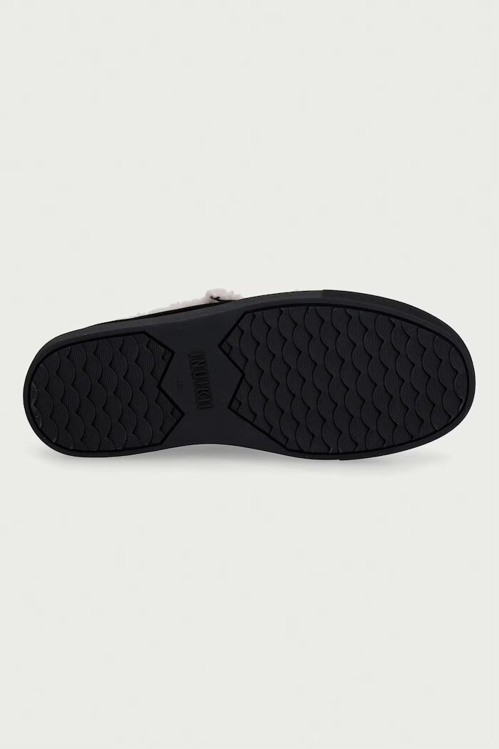 Inuikii мокасини дамски от кожа Shearling Print черни 1006.003.0031