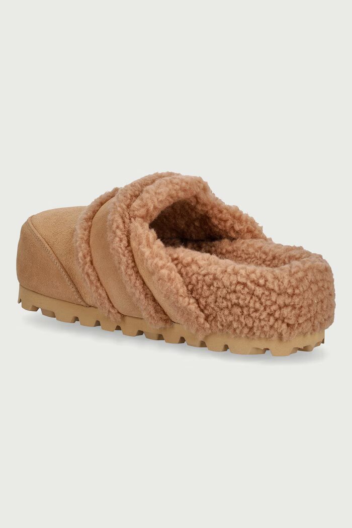 Inuikii пантофи дамски от велур Cozy Loafer бежови 1006.005.0011