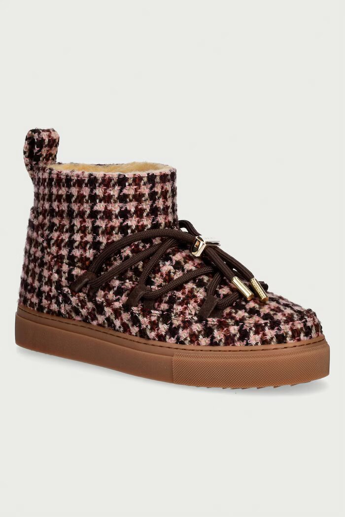 Inuikii Plaid Low апрески дамски кафяви 1001.001.0681