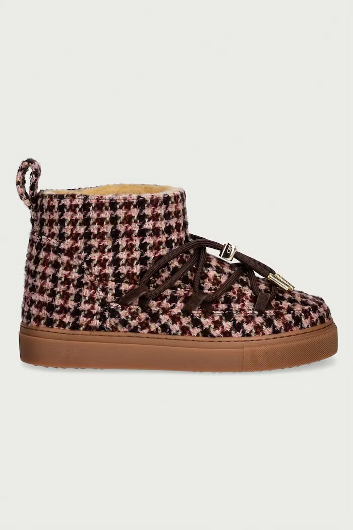 Inuikii Plaid Low апрески дамски кафяви 1001.001.0681