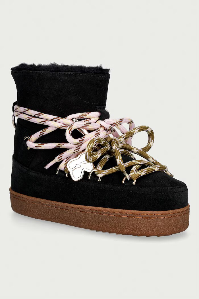 Inuikii Quilted Suede апрески дамски от велур черни 1002.003.0231