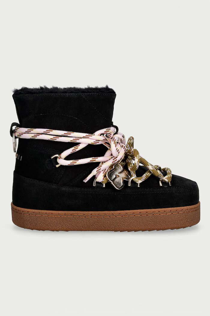 Inuikii Quilted Suede апрески дамски от велур черни 1002.003.0231