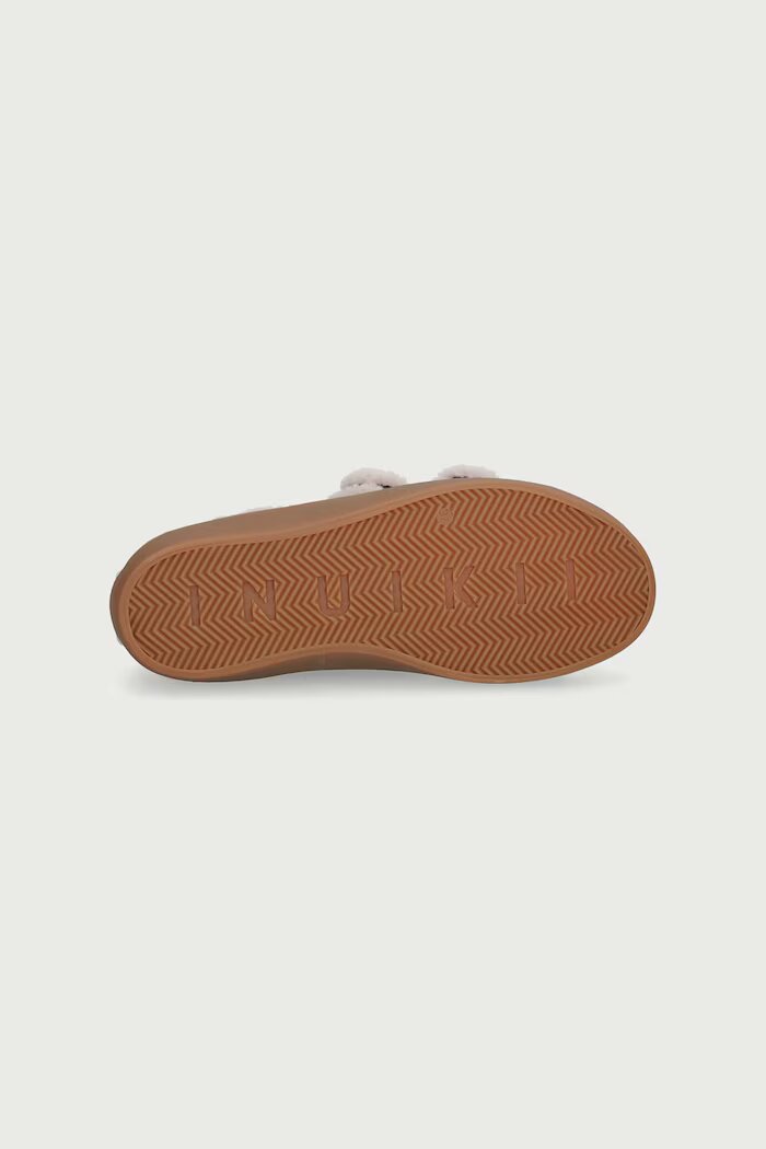 Inuikii SHEARLING LOW VELCRO маратонки за деца от велур кафяви 3001.001.0051