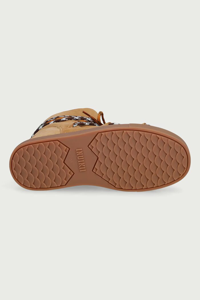 Inuikii Suede Double Tie апрески дамски от велур бежови 1001.003.0711