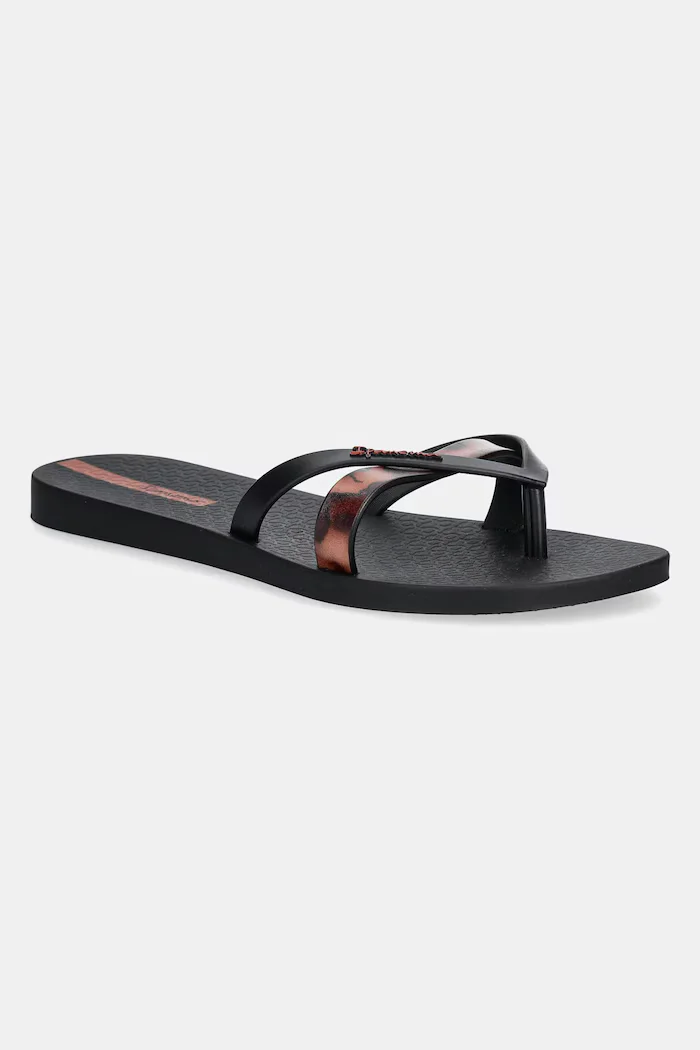 Ipanema Джапанки KIREI CHIC F в черно с равна подметка 83673-BB740