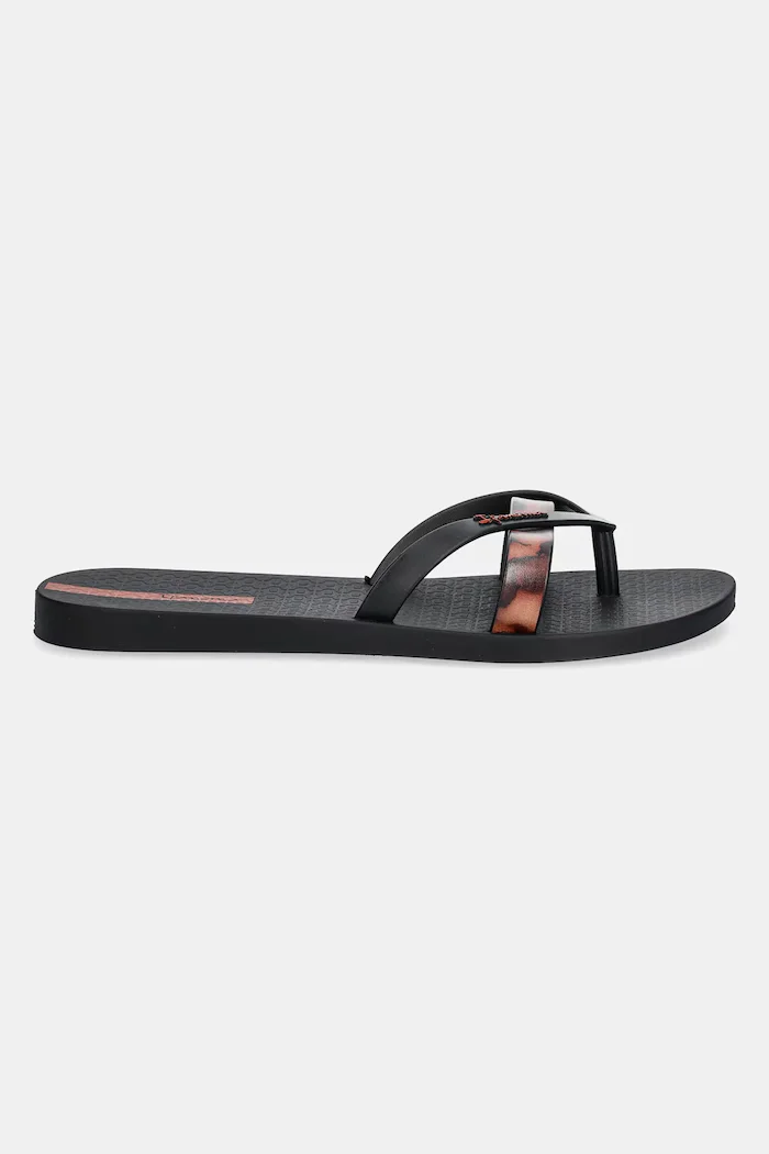 Ipanema Джапанки KIREI CHIC F в черно с равна подметка 83673-BB740