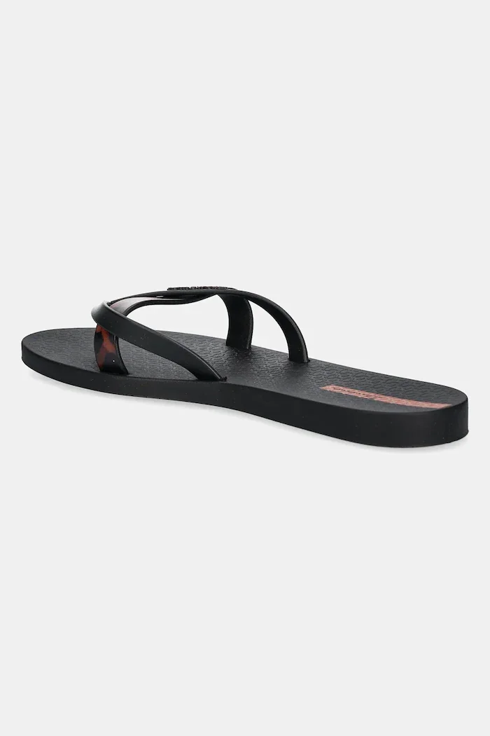 Ipanema Джапанки KIREI CHIC F в черно с равна подметка 83673-BB740