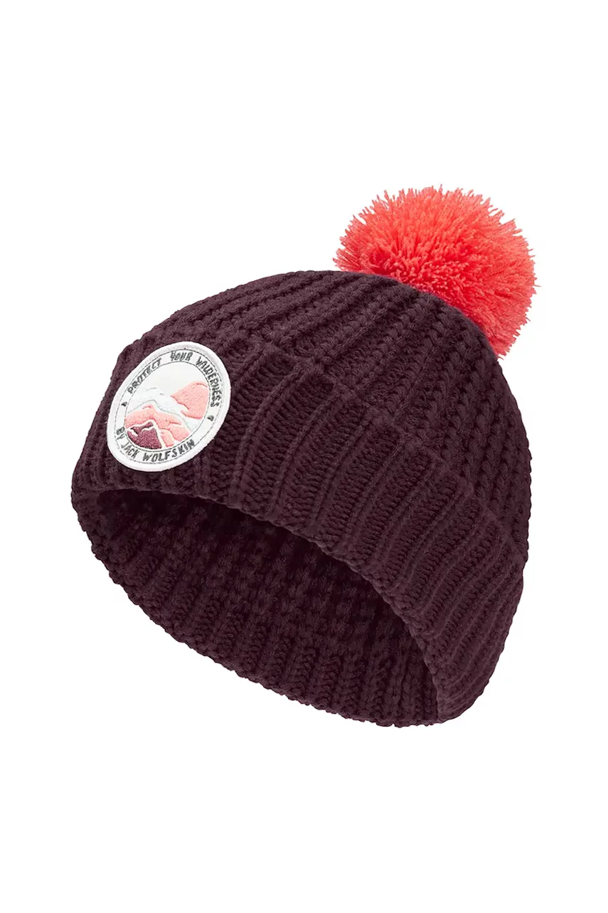 Jack Wolfskin Детска шапка POMPOM BADGE