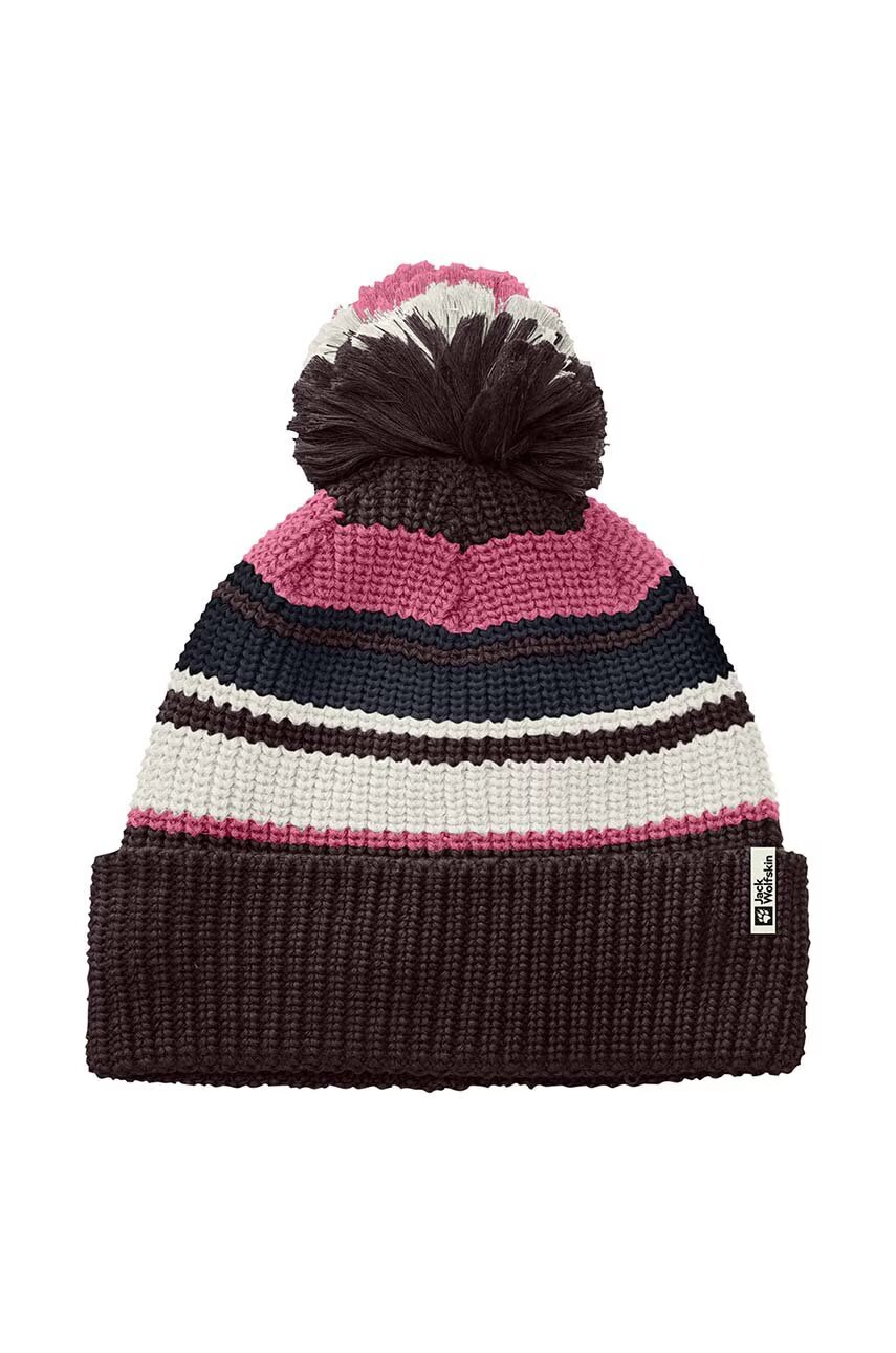 Jack Wolfskin Детска шапка POMPOM BEANIE