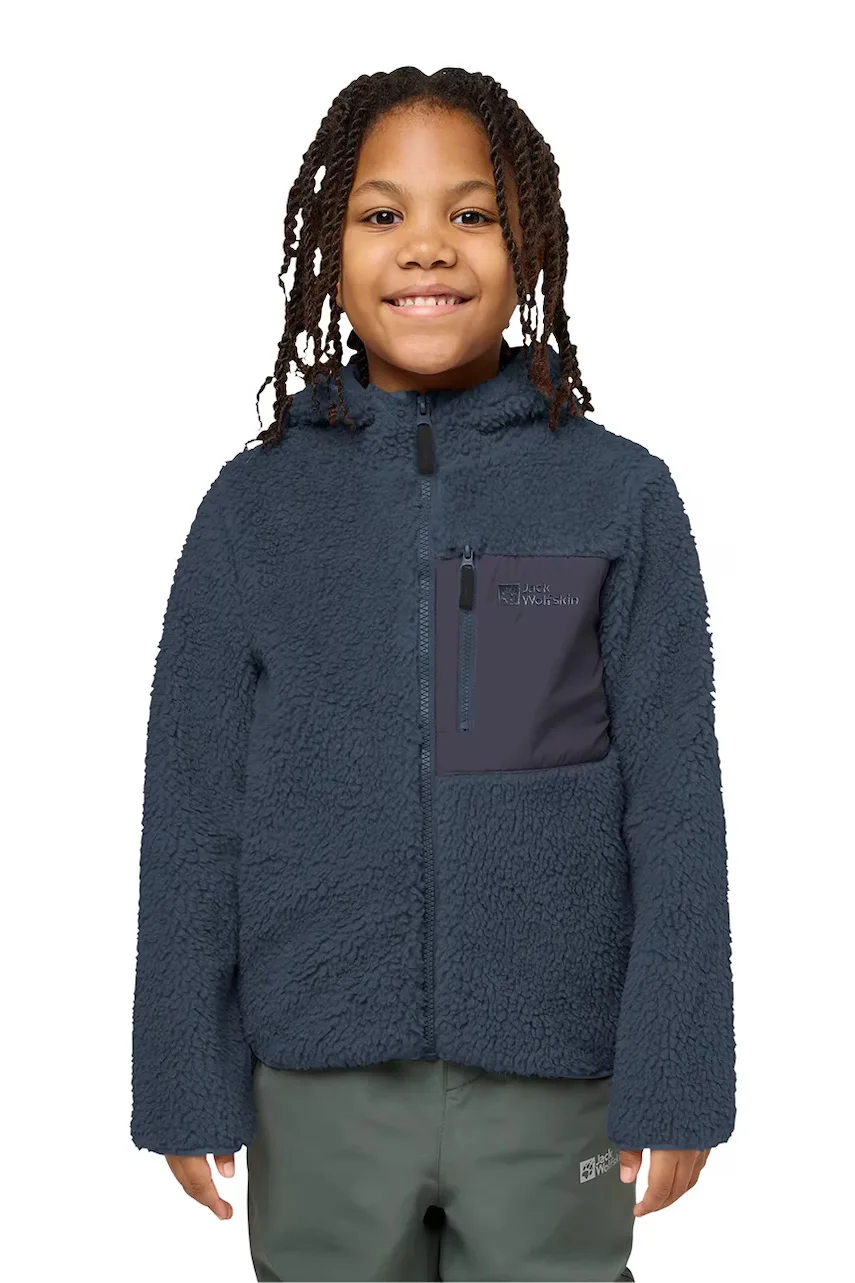 Jack Wolfskin Детски суичър ICE CURL HOOD