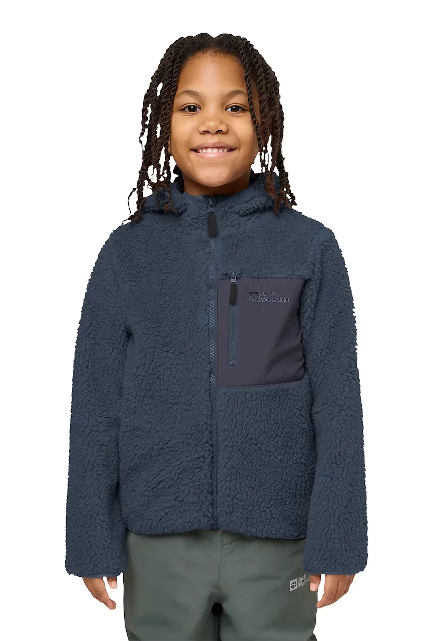 Jack Wolfskin Детски суичър ICE CURL HOOD