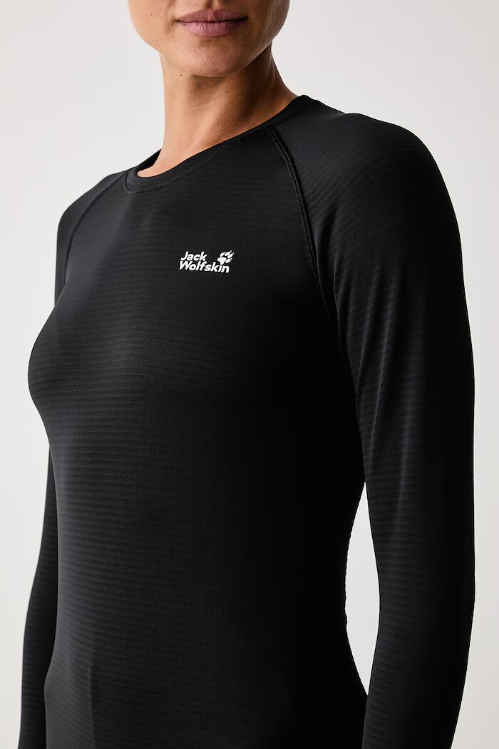 Jack Wolfskin функционална блуза с дълги ръкави дамска Infinite Warm черна A60319
