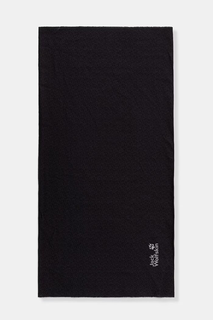 Jack Wolfskin кръгъл шал Solid черен A65766