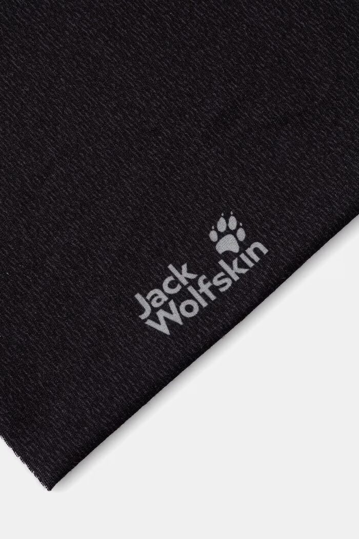 Jack Wolfskin кръгъл шал Solid черен A65766