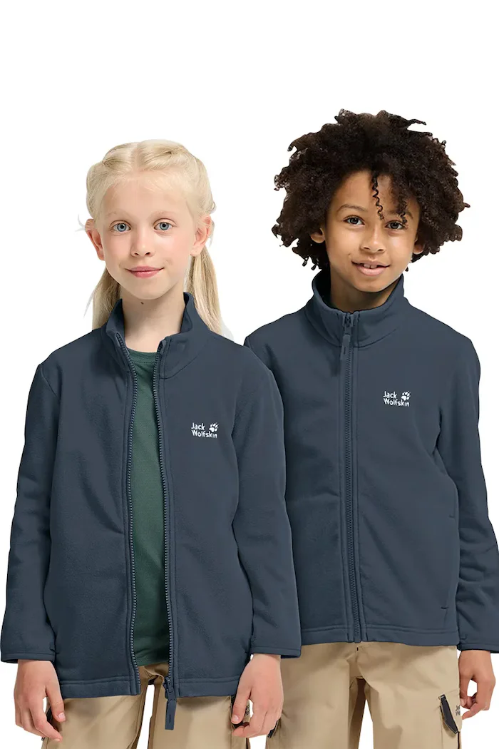 Jack Wolfskin поларен суичър за деца TAUNUS 100 FZ K тъмносин A65888