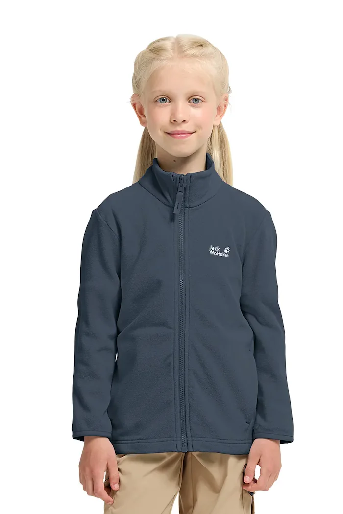 Jack Wolfskin поларен суичър за деца TAUNUS 100 FZ K тъмносин A65888