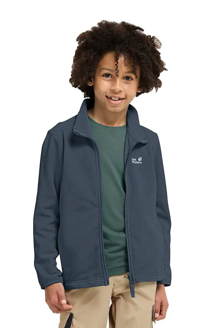 Jack Wolfskin поларен суичър за деца TAUNUS 100 FZ K тъмносин A65888