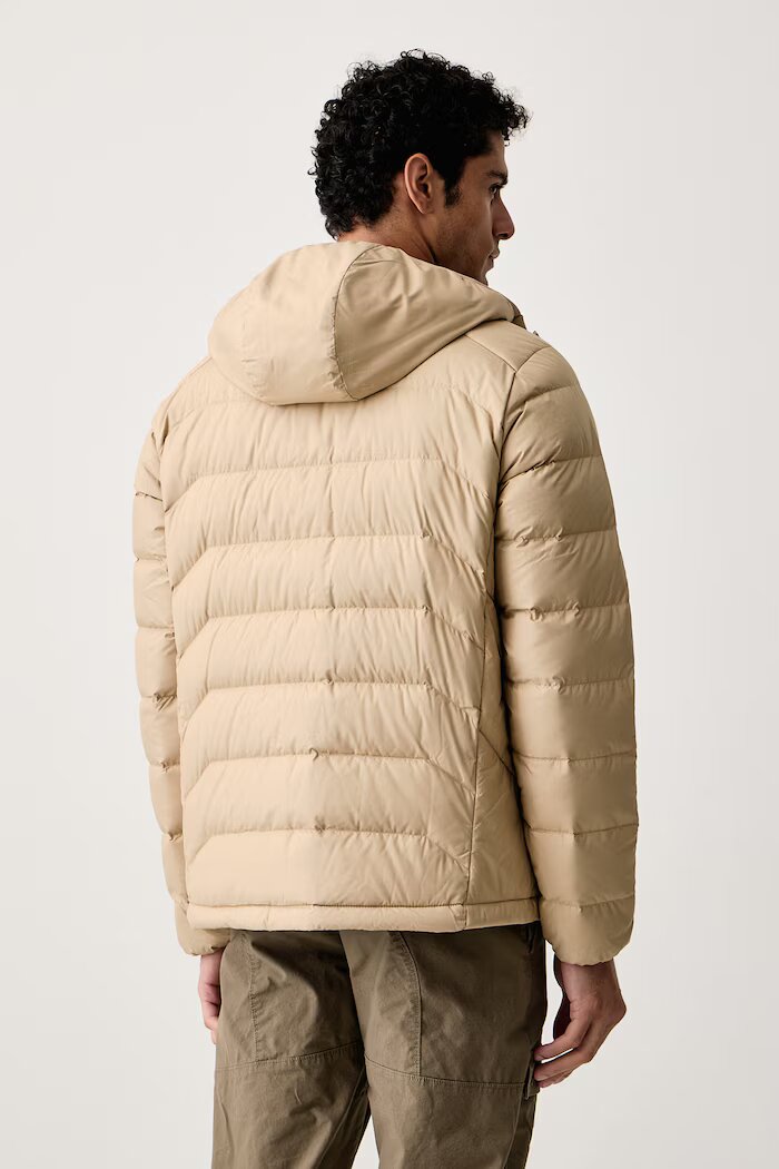 Jack Wolfskin пухено яке мъжко WILD PASS DOWN бежово A66298