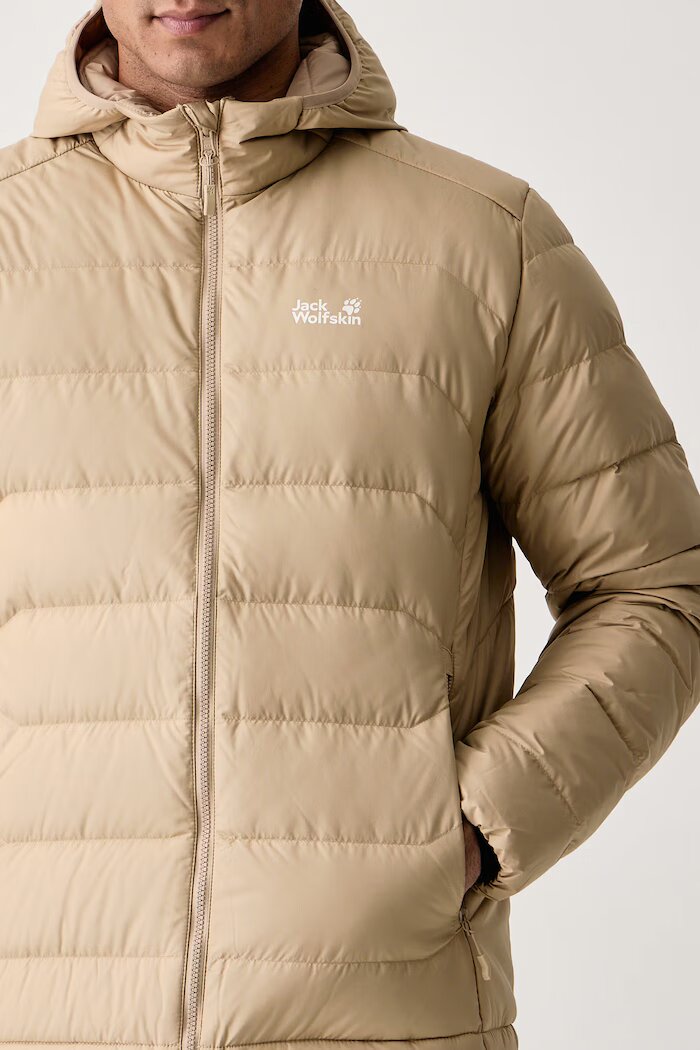 Jack Wolfskin пухено яке мъжко WILD PASS DOWN бежово A66298
