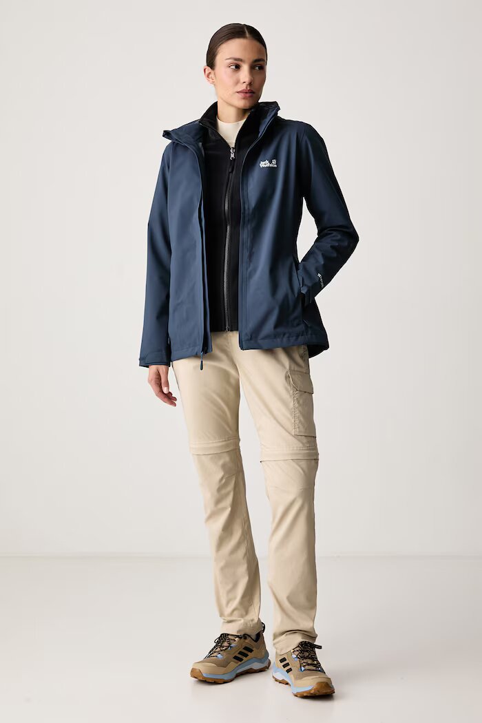Jack Wolfskin термоактивен суичър дамски Taunus 100 черен A65796