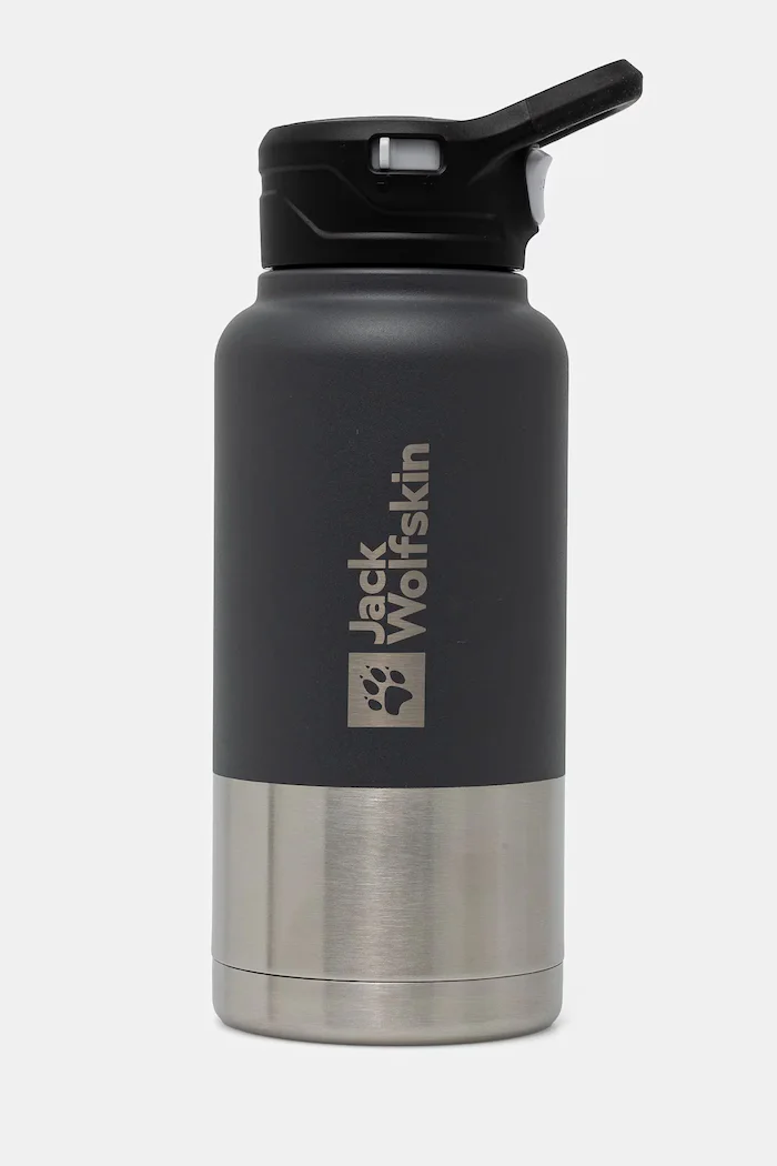 Jack Wolfskin Термос Saima Insulated Straw 950 ml в сиво A64001
