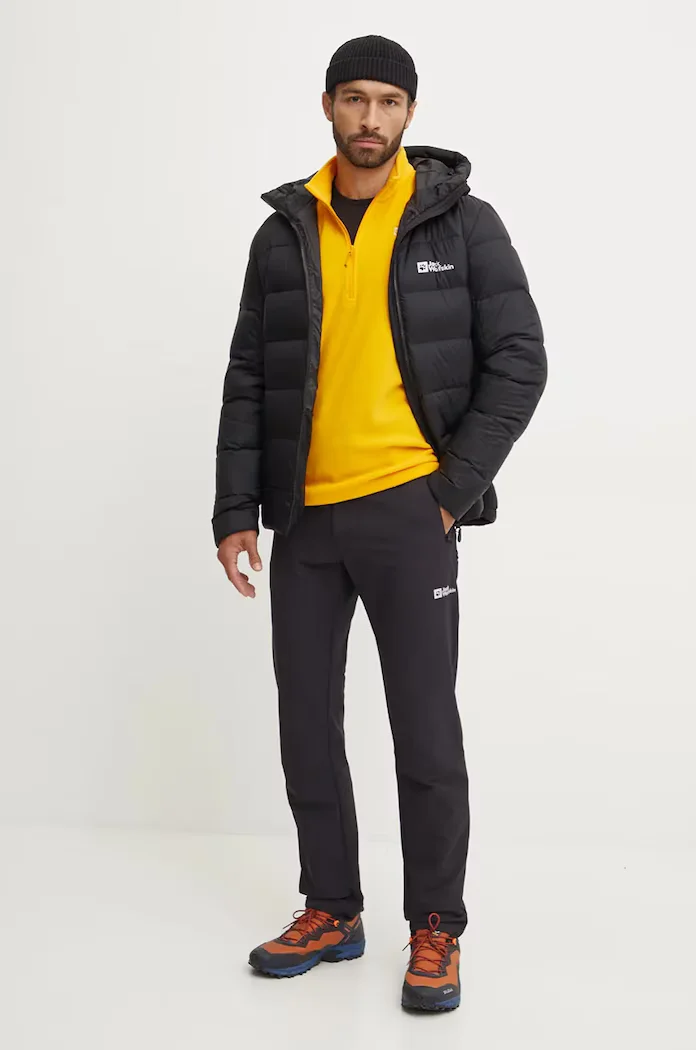 Jack Wolfskin туристически панталон мъжки Activate Thermic черен A61881