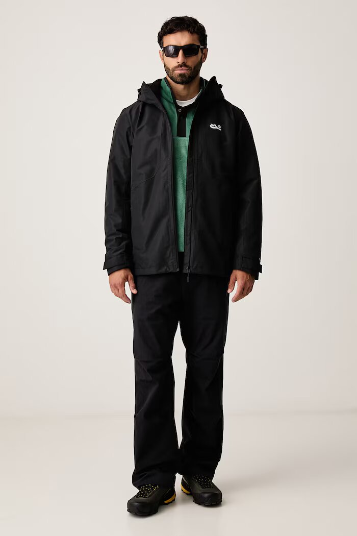 Jack Wolfskin яке 3в1 мъжко STONETRAIL черно A66291