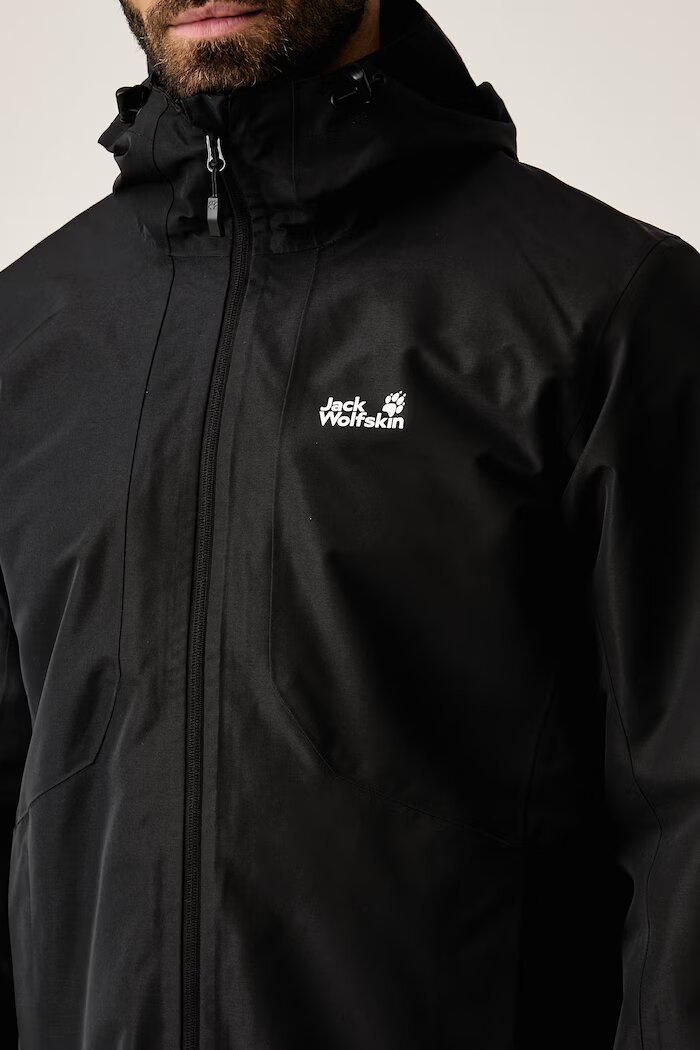 Jack Wolfskin яке 3в1 мъжко STONETRAIL черно A66291