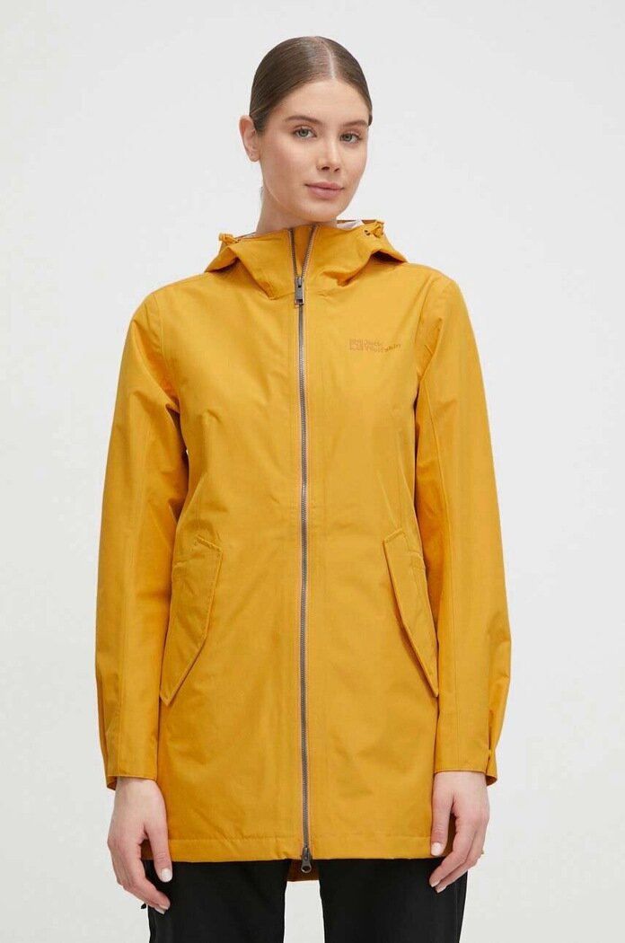 Jack Wolfskin Яке за спортове на открито Dakar Parka в жълто