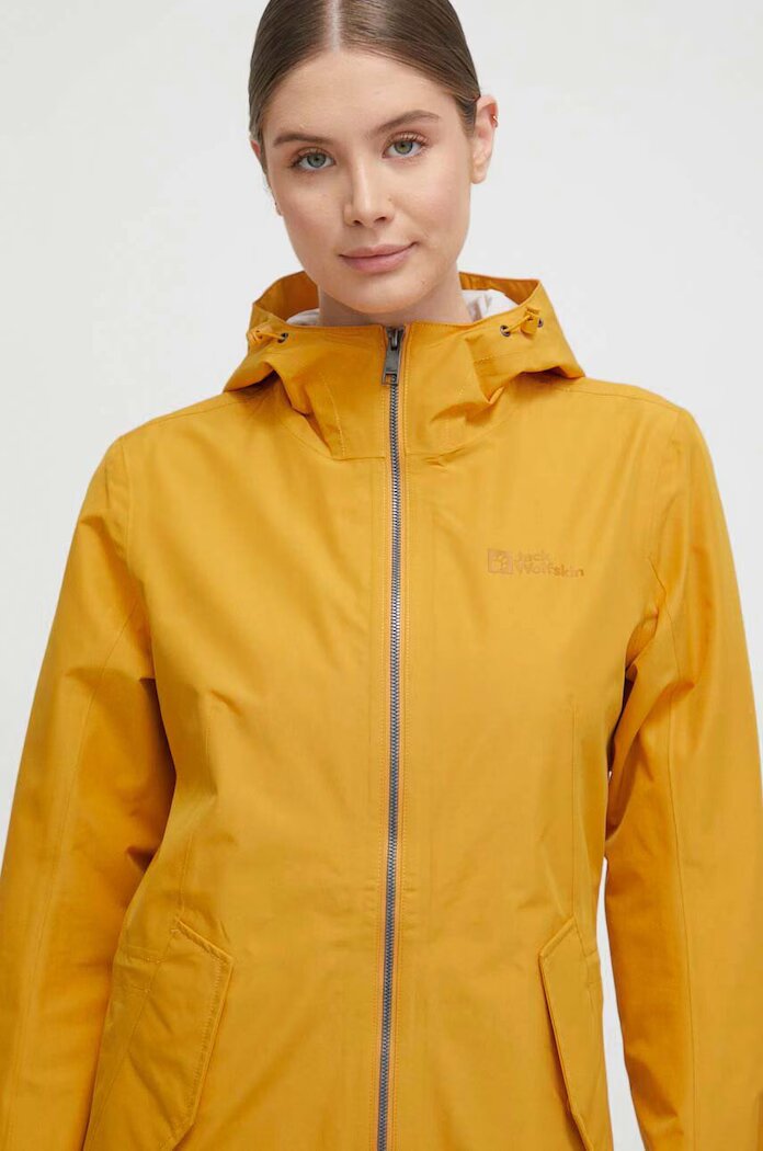 Jack Wolfskin Яке за спортове на открито Dakar Parka в жълто