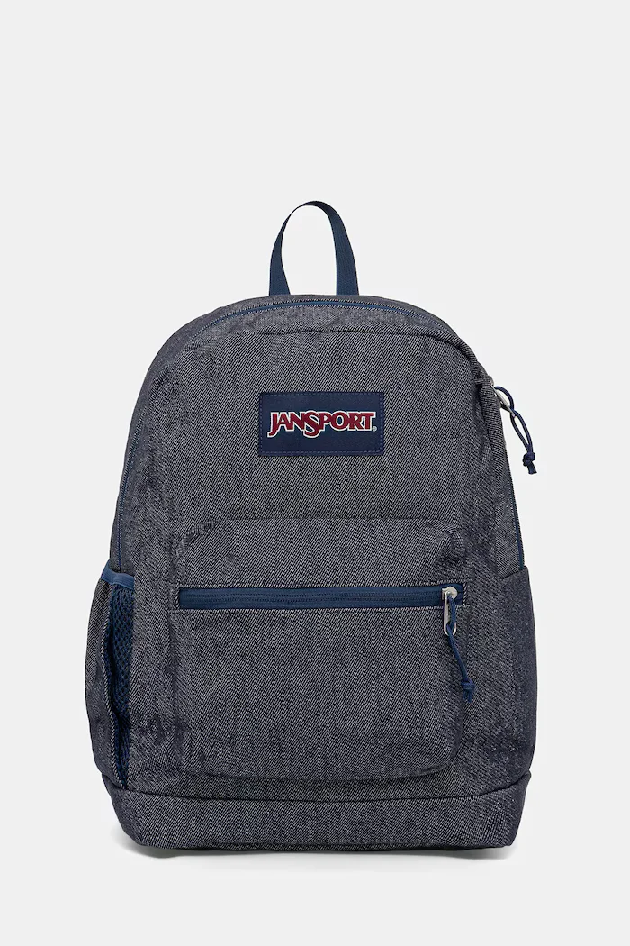 JanSport Дънкова раница в тъмносиньо голям размер EK0A5BJ61W0