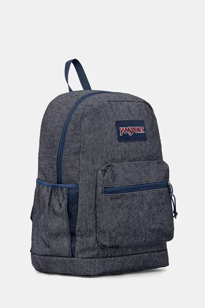 JanSport Дънкова раница в тъмносиньо голям размер EK0A5BJ61W0