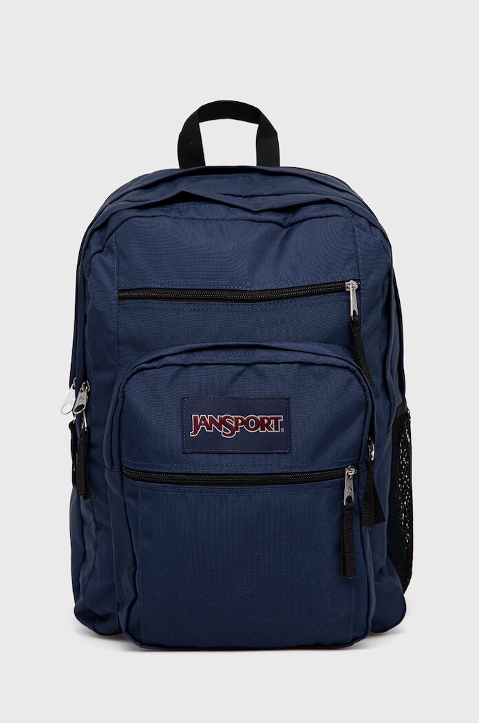 JanSport Раница в тъмносиньо голям размер с апликация