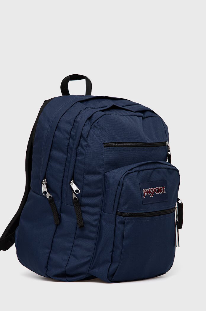 JanSport Раница в тъмносиньо голям размер с апликация