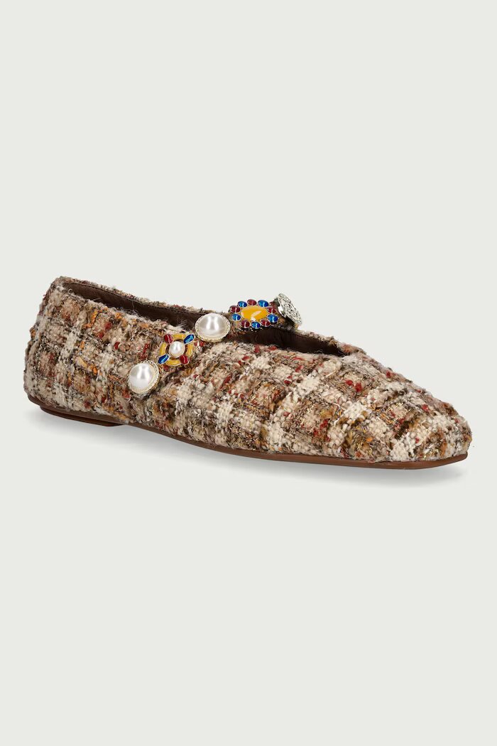Jeffrey Campbell балеринки Amarissa-2 бежови JC-1528-7-4