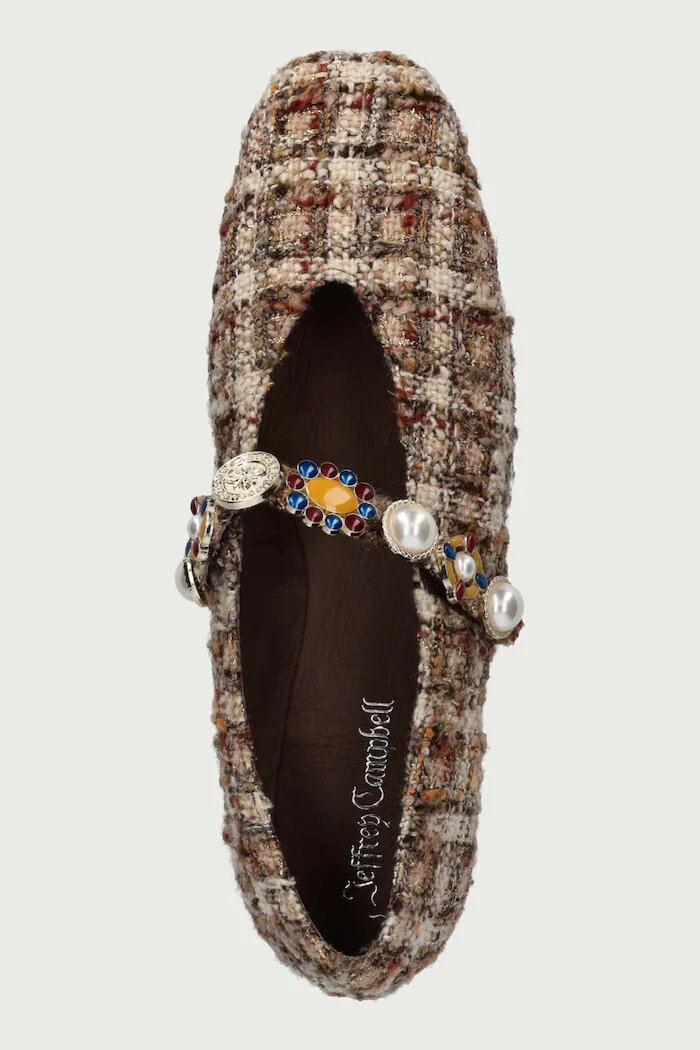Jeffrey Campbell балеринки Amarissa-2 бежови JC-1528-7-4