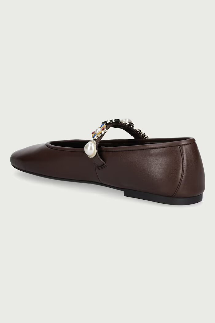 Jeffrey Campbell балеринки Amarissa кафяви JC-1667-2-7