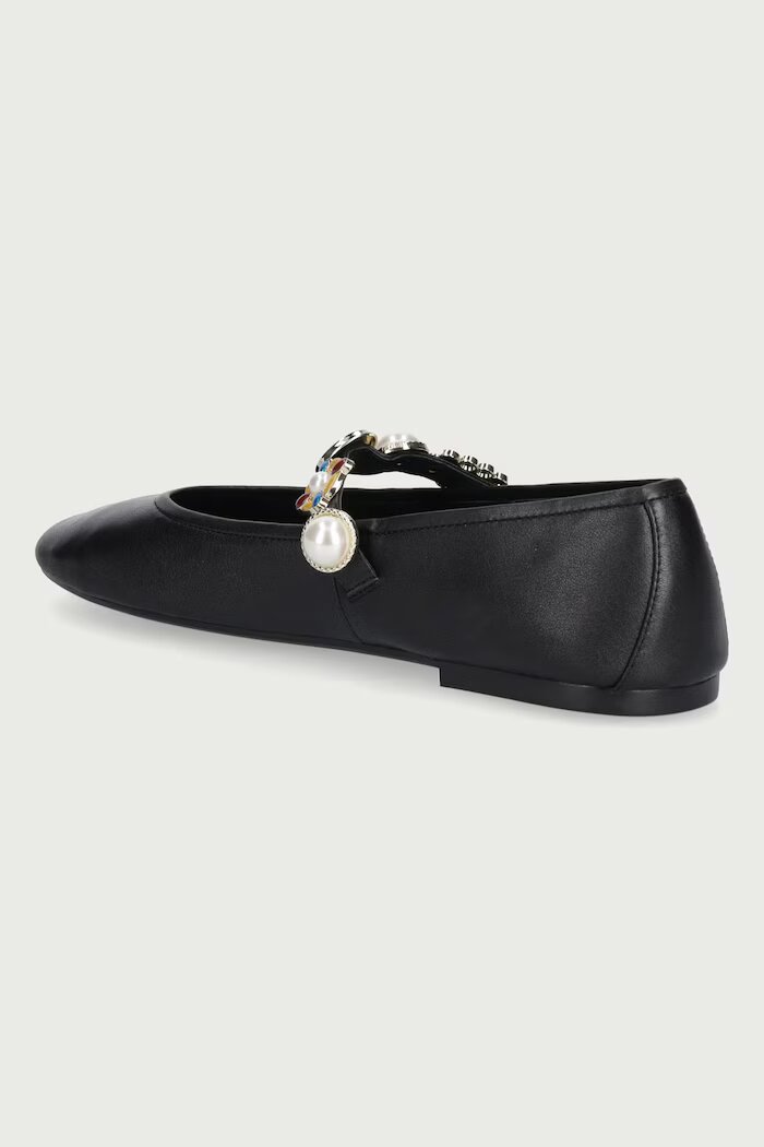 Jeffrey Campbell балеринки от кожа Amarissa черни JC-1667-2-9