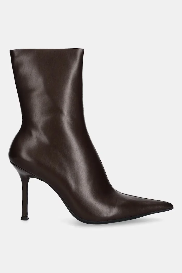 Jeffrey Campbell Боти Daring-2 в кафяво с тънък ток JC-1236-10-14