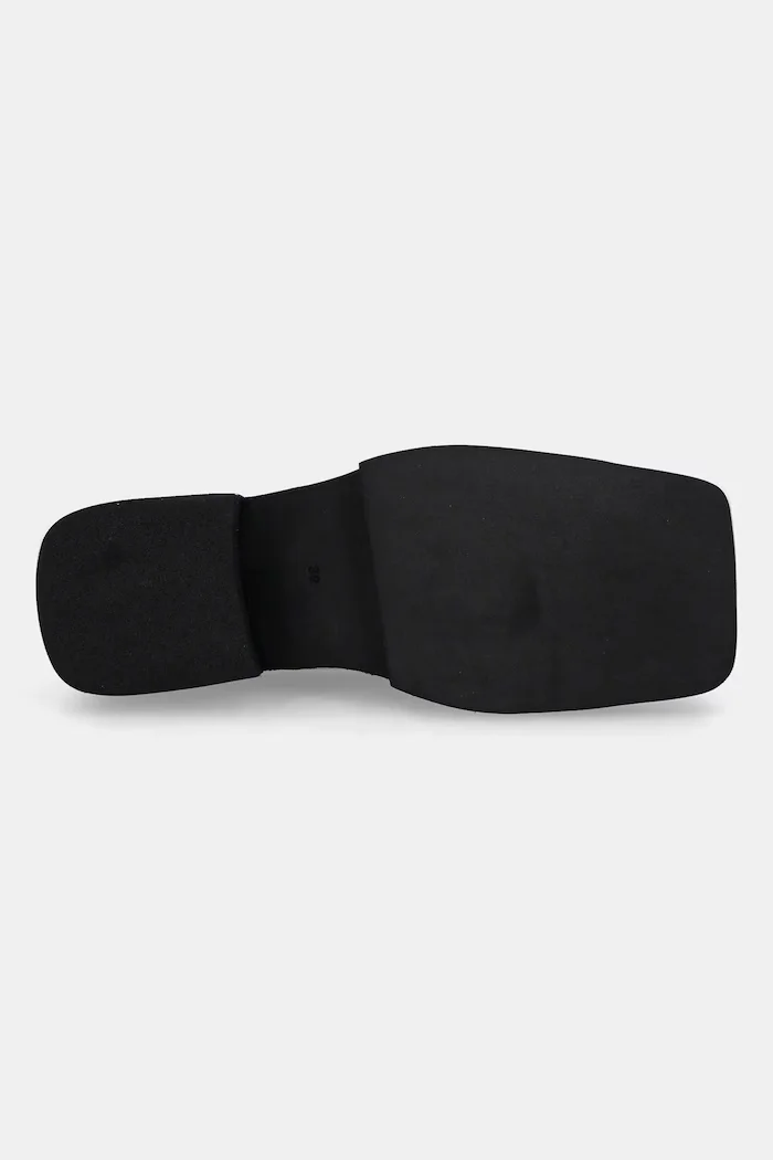 Jeffrey Campbell Кожени обувки с дебел ток CLASSICAL в черно с дебел ток C529EF-08