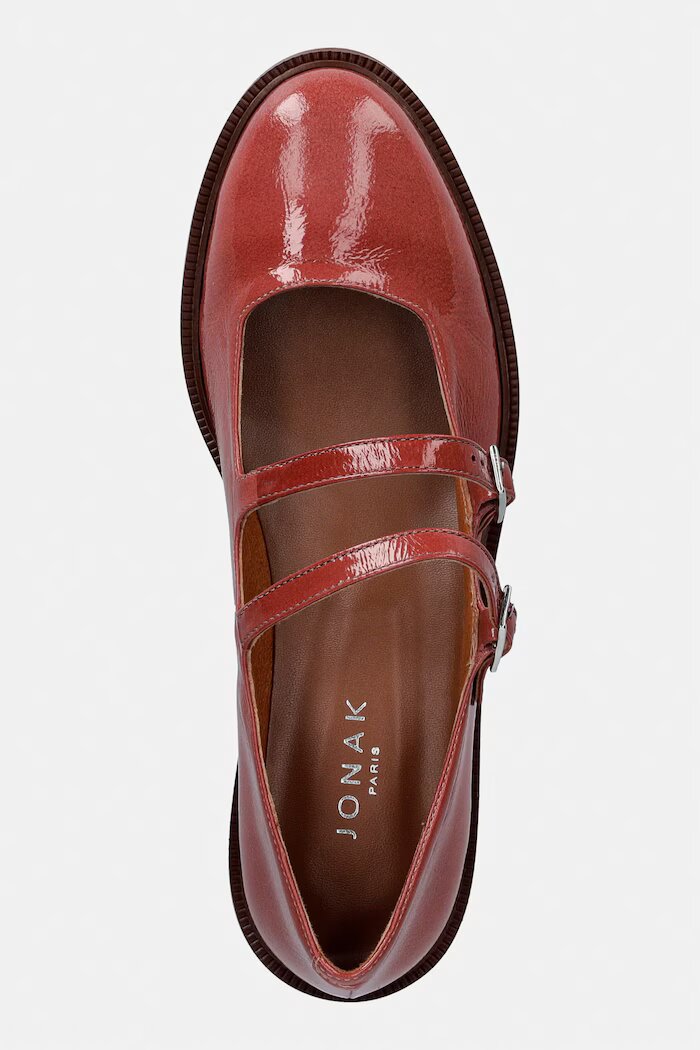 Jonak балеринки от кожа DREAMY VERNIS розови 3800515