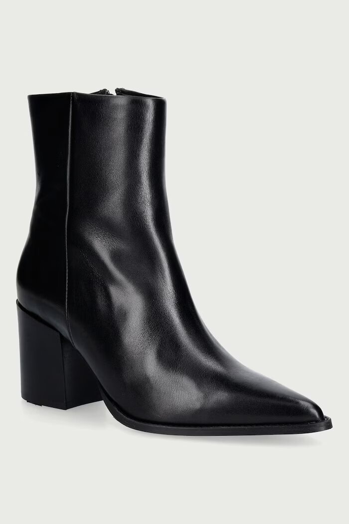 Jonak боти дамски от кожа PRIDE CUIR черни 3900032
