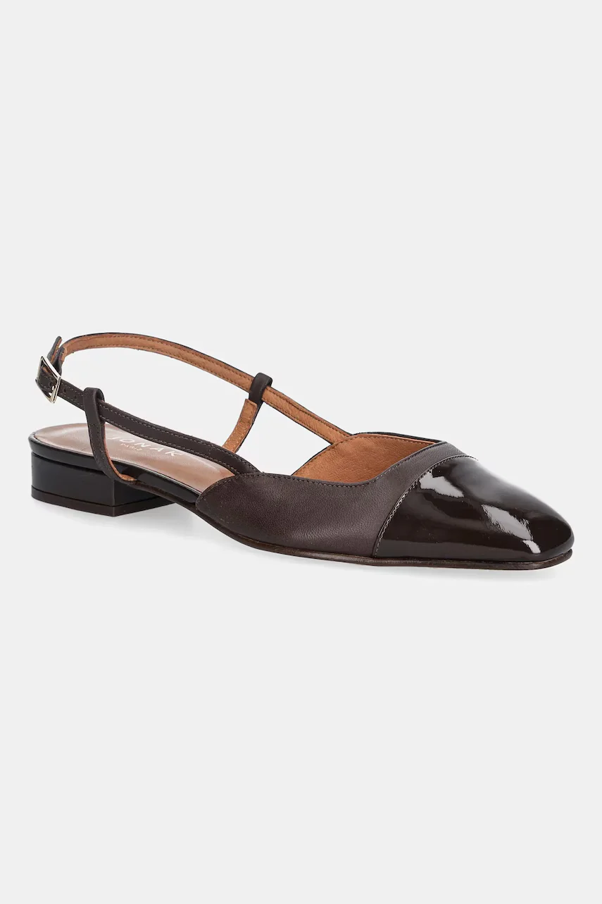 Jonak Кожени балеринки DHAPOU VERNIS CUIR
