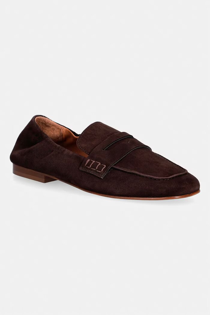 Jonak мокасини дамски велурени DOMINIQUE VELOURS Marron кафяви 3800420
