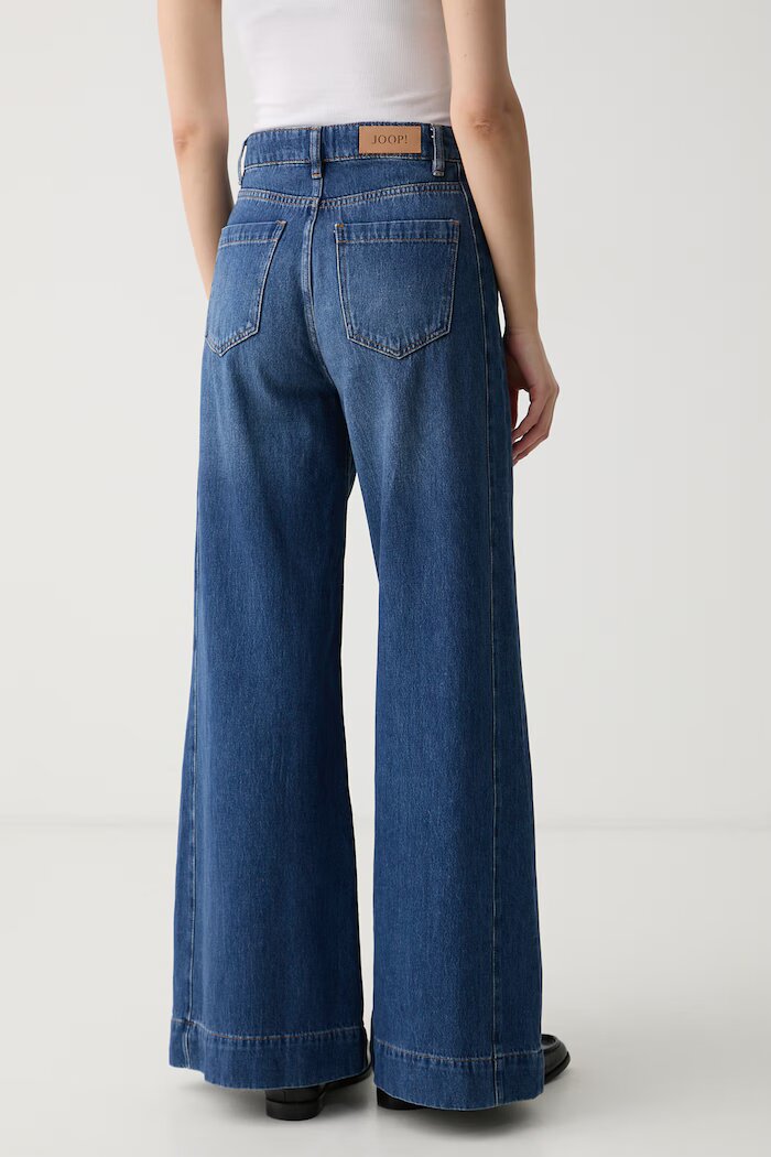 Joop! дънки wide leg дамски сини 30104368